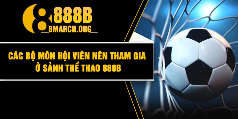 Các bộ môn hội viên nên tham gia ở sảnh thể thao 888B