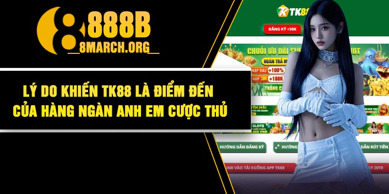 Lý do khiến TK88 là điểm đến của hàng ngàn anh em cược thủ